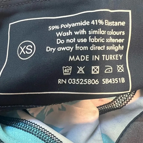 SWEATY BETTY Floral Leggings size‎ XS - Picture 5 of 7